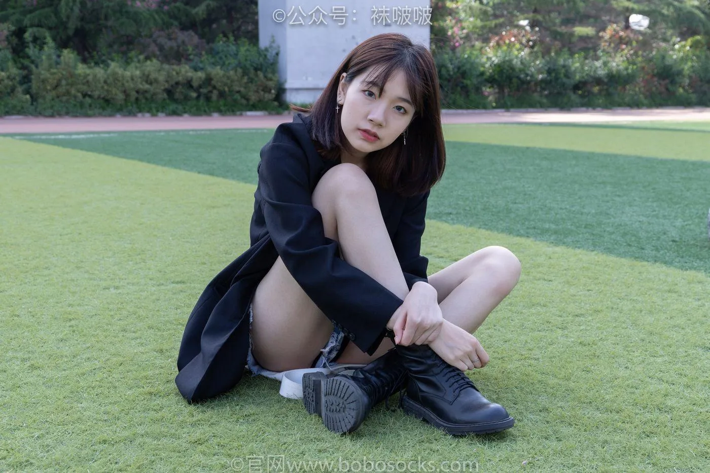 [BoBoSocks袜啵啵]NO.010 小甜豆-马丁靴、白色短棉袜、裸足 [117P]插图6